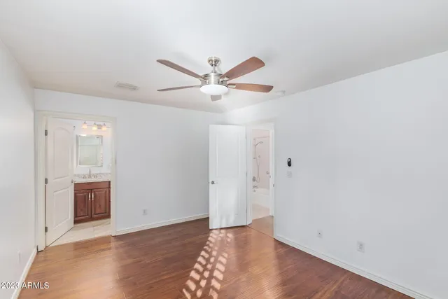 wooden floor in an empty room