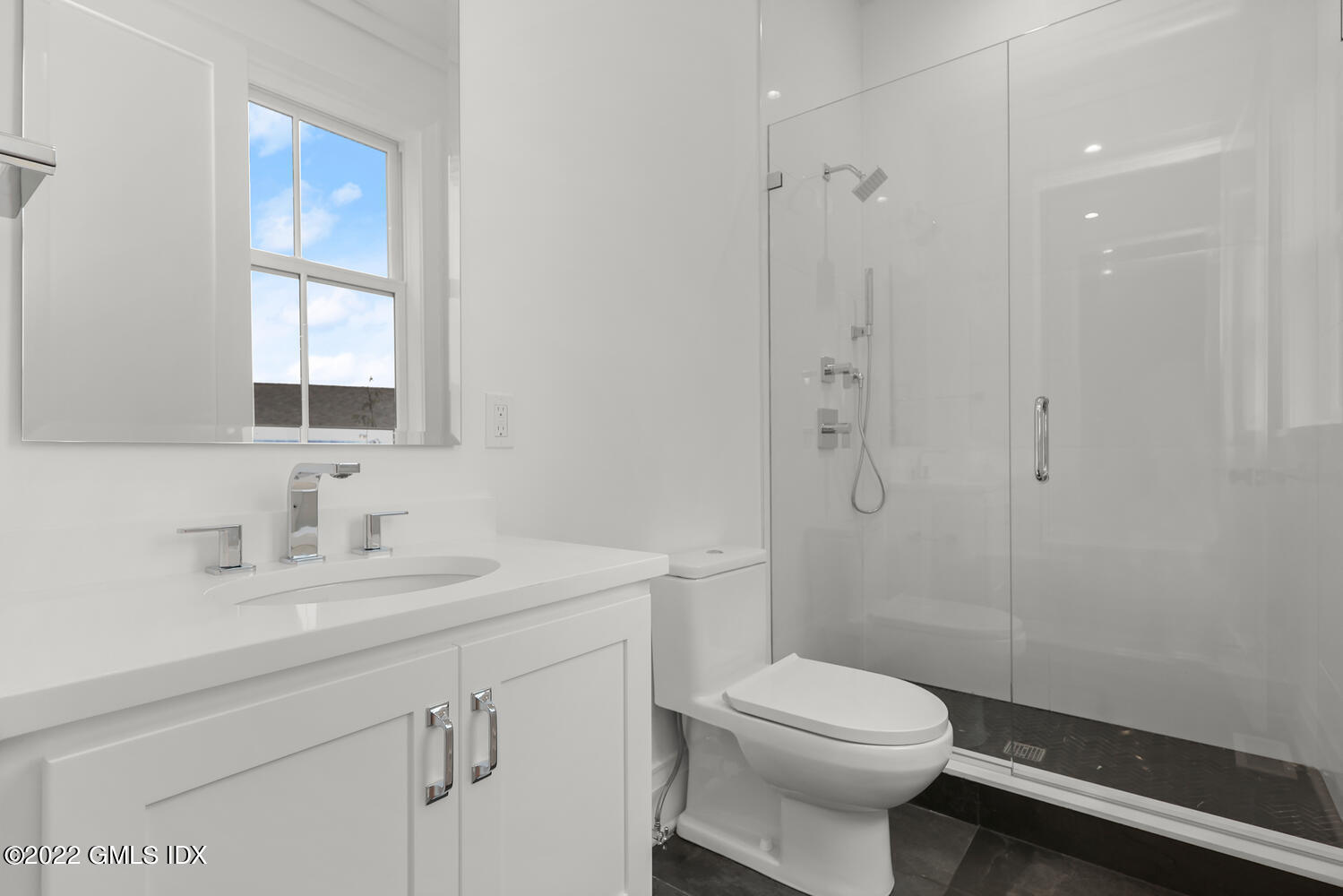 108 Sheephill Road Riverside, CT 06878 - Photo 18 of 47 a bathroom with a sink a toilet and shower