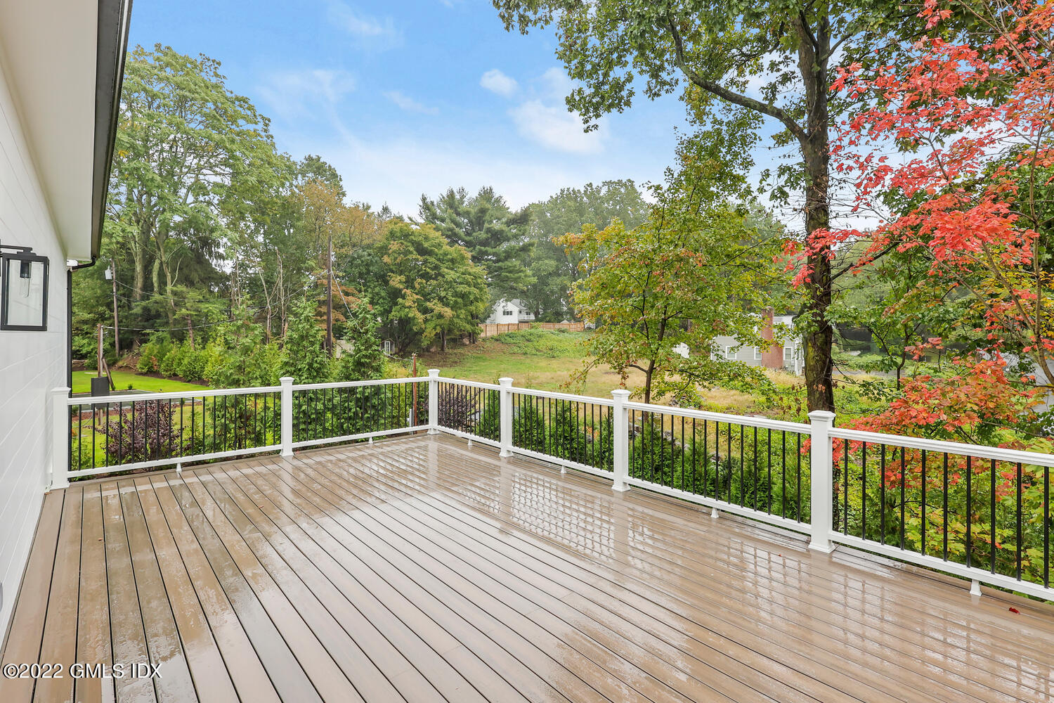 108 Sheephill Road Riverside, CT 06878 - Photo 23 of 47 a view of a balcony with wooden floor