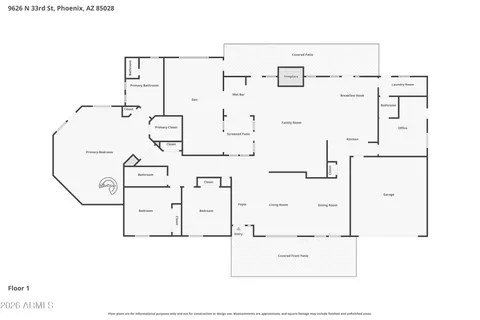 $1,375,000 | 9626 North 33rd Street, Phoenix, AZ 85028