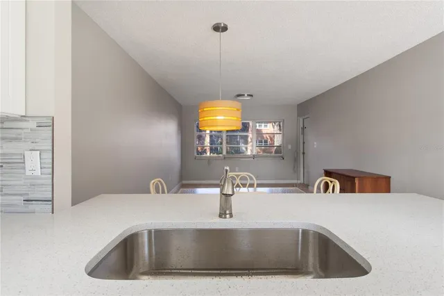 a close view of sink and tap