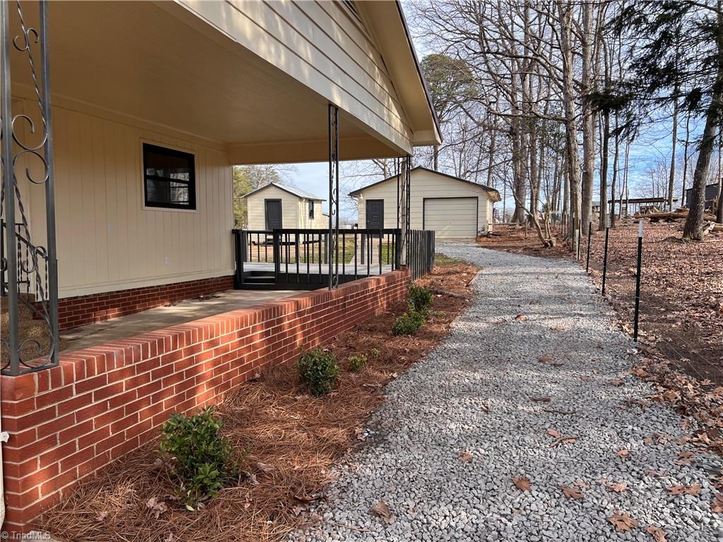 2054 Cansler Road Vale, NC 28168 - Photo 10 of 50 Driveway to detached garage