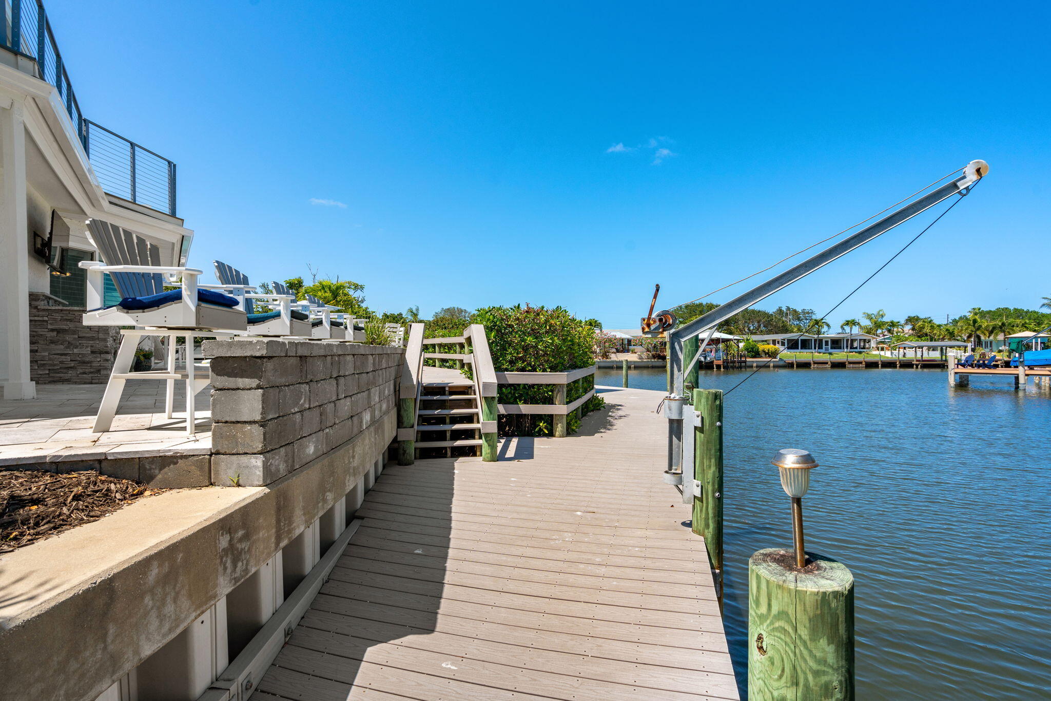 452 Sandy Key Melbourne Beach, FL 32951 - Photo 117 of 140 a terrace with outdoor seating and city view