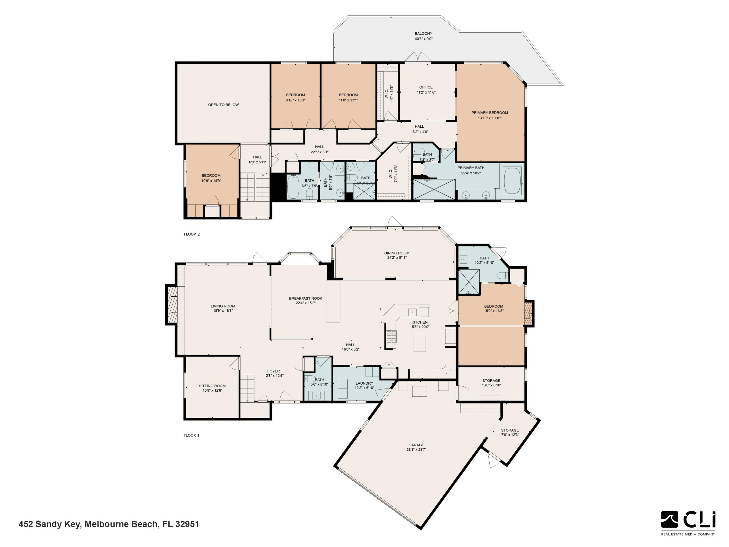 452 Sandy Key Melbourne Beach, FL 32951 - Photo 140 of 140 1-452 Sandy Key Floor Plan