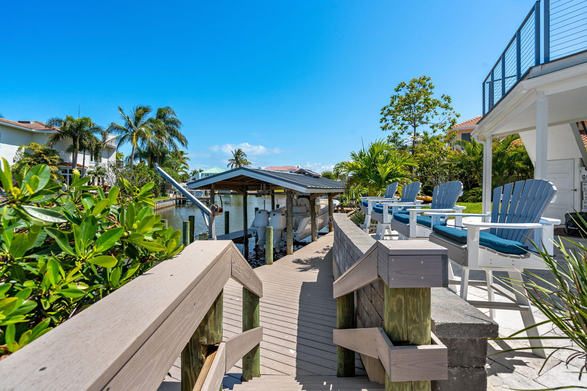 452 Sandy Key Melbourne Beach, FL 32951 - Photo 92 of 140 a view of a patio in backyard