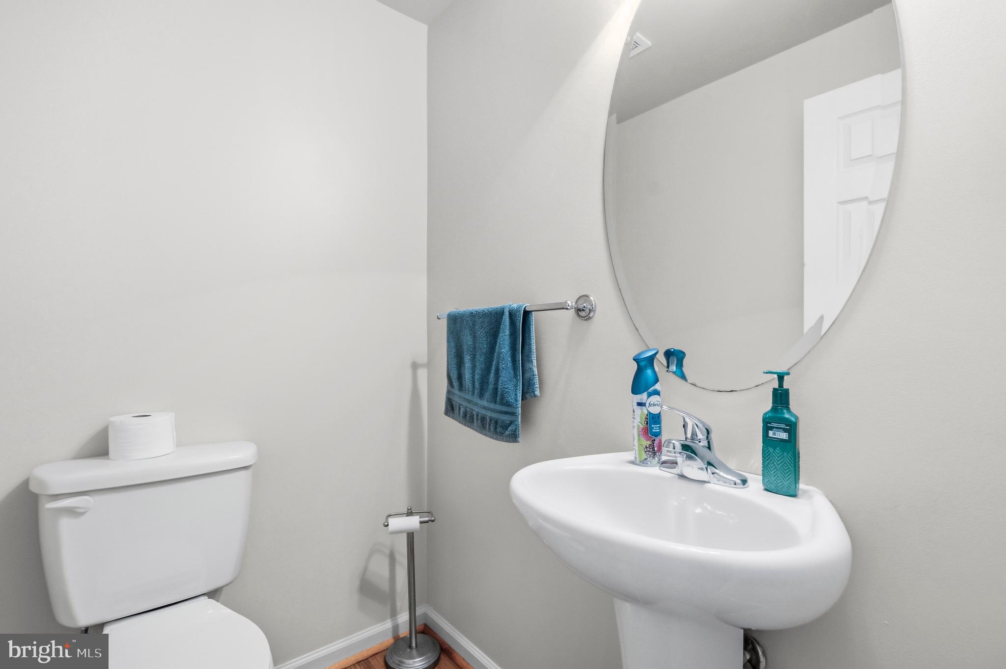 31 Wayside Court Falling Waters, WV 25419 - Photo 28 of 36 a bathroom with a sink a toilet and mirror