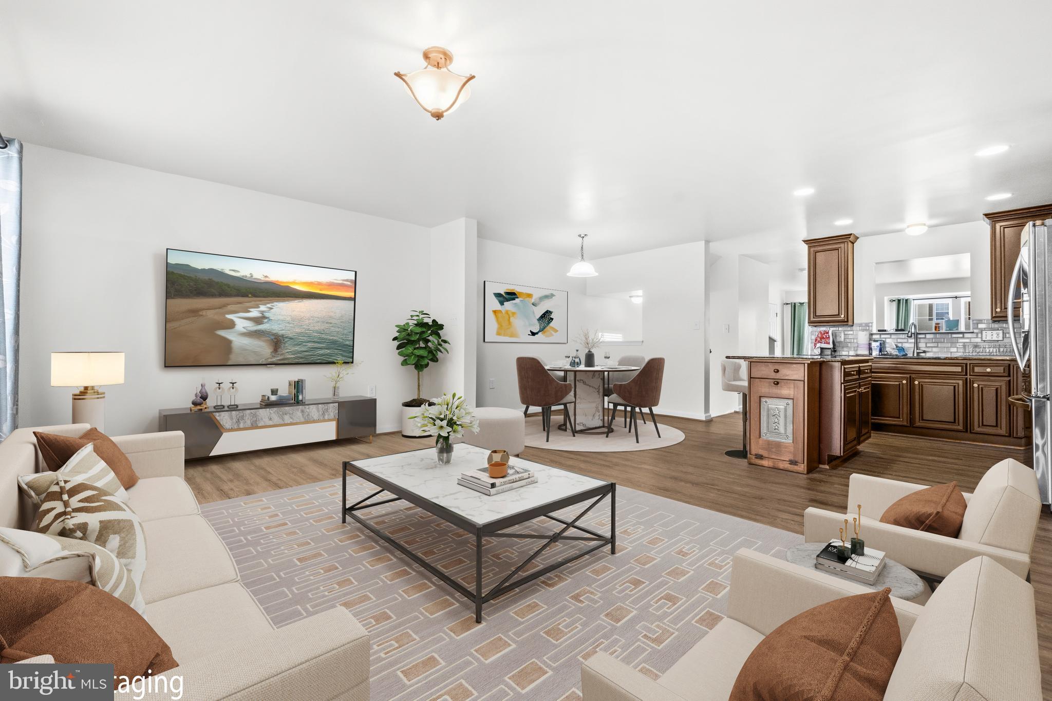 31 Wayside Court Falling Waters, WV 25419 - Photo 6 of 36 a living room with furniture and a flat screen tv