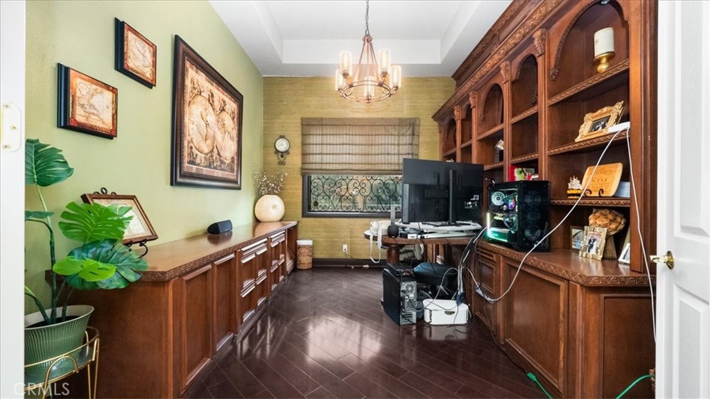 9655 Norbrook Drive Rancho Cucamonga, CA 91737 - Photo 18 of 68 a workspace with furniture window and wooden floor