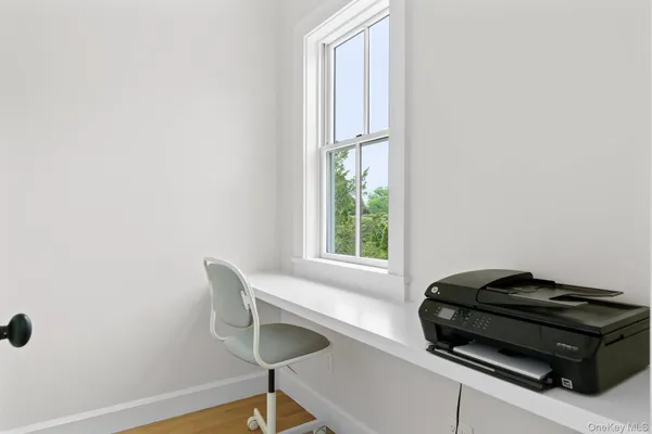 a room with a window