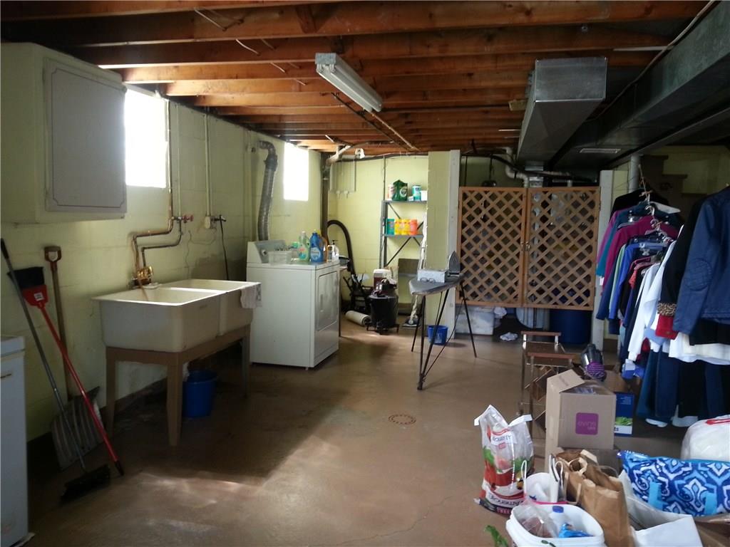 330 Middletown Road New Stanton, PA 15672 - Photo 22 of 23 Basement with Laundry, Furnace, and Hot Water Tank