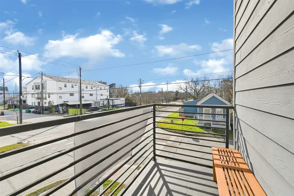a view of hallway with stairs