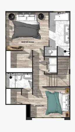 a picture of a floor plan