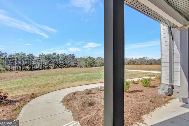 a view of an ocean and beach