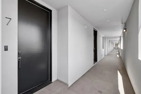 a view of a hallway with a hallway