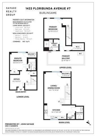 $1,399,000 | 1433 Floribunda Avenue, Unit 7, Burlingame, CA 94010