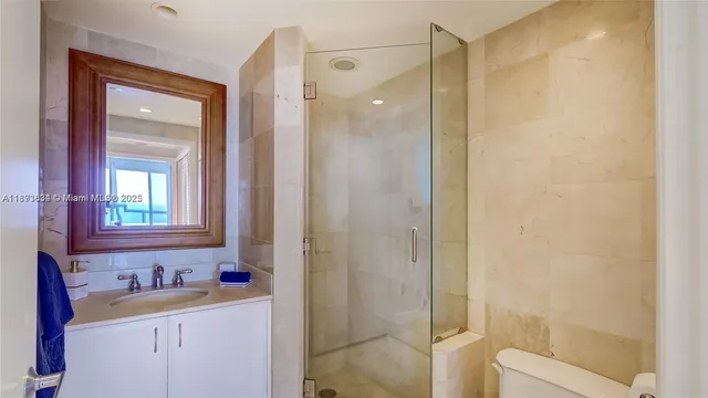 a view of a city with tall buildings