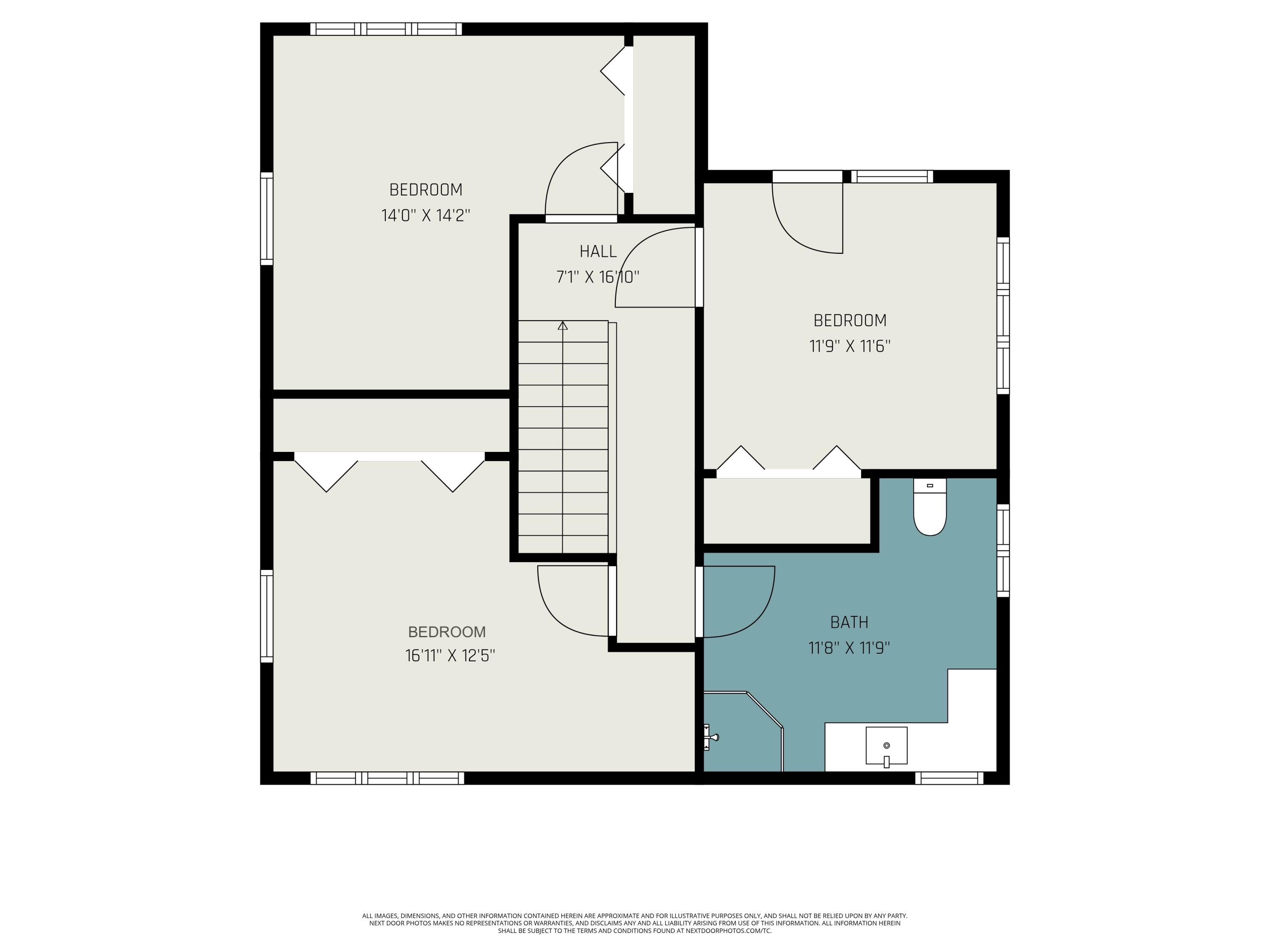 1726 West Chilberg Road Scottville, MI 49454 - Photo 32 of 33 Floor Plan - Upper