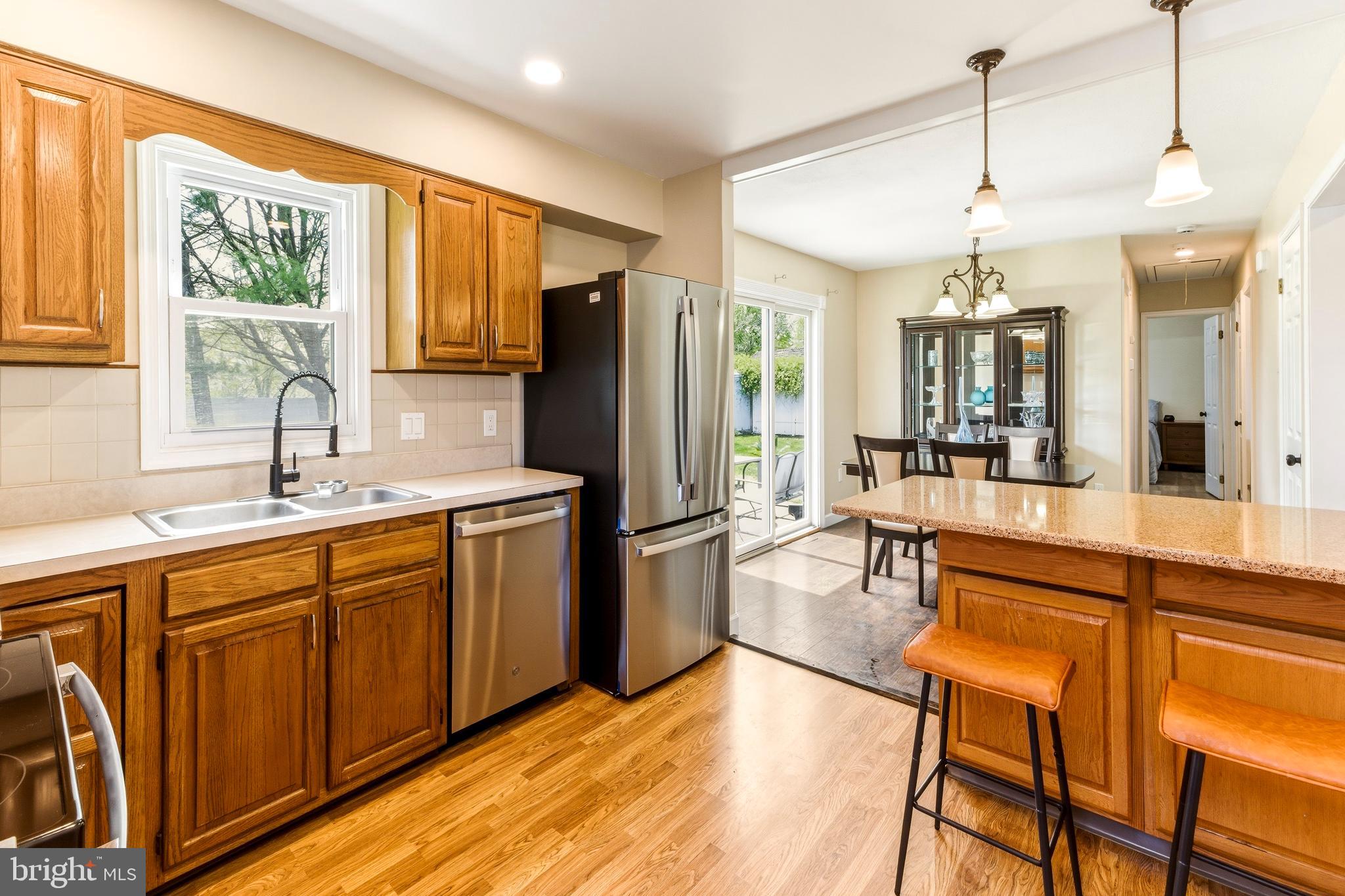 434 Ridge Drive Williamstown, NJ 08094 - Photo 10 of 30 Bright Kitchen, Wood Cabinets & Recessed Lighting
