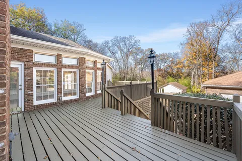 a view of a car in garage