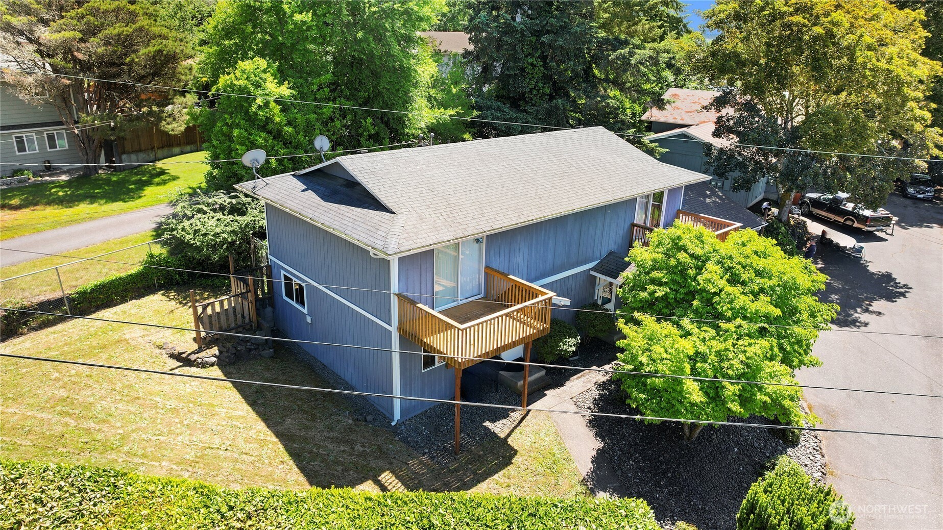 2533 Fir Avenue Bremerton, WA 98310 - Photo 32 of 38 an aerial view of a house with yard