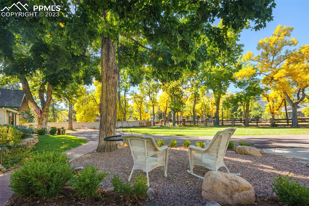 7 5th Street Colorado Springs, CO 80906 - Photo 39 of 46 a view of a swimming pool with a patio