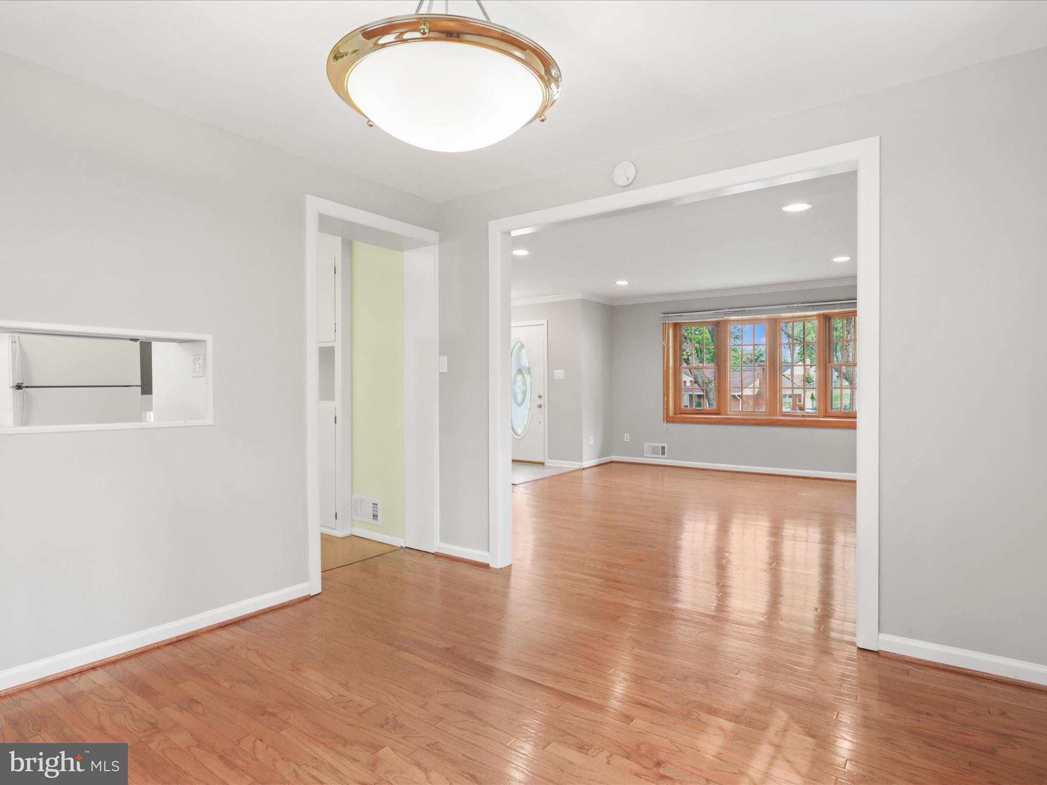 7902 Ellet Road Springfield, VA 22151 - Photo 10 of 43 Dining Room View Into Living Room