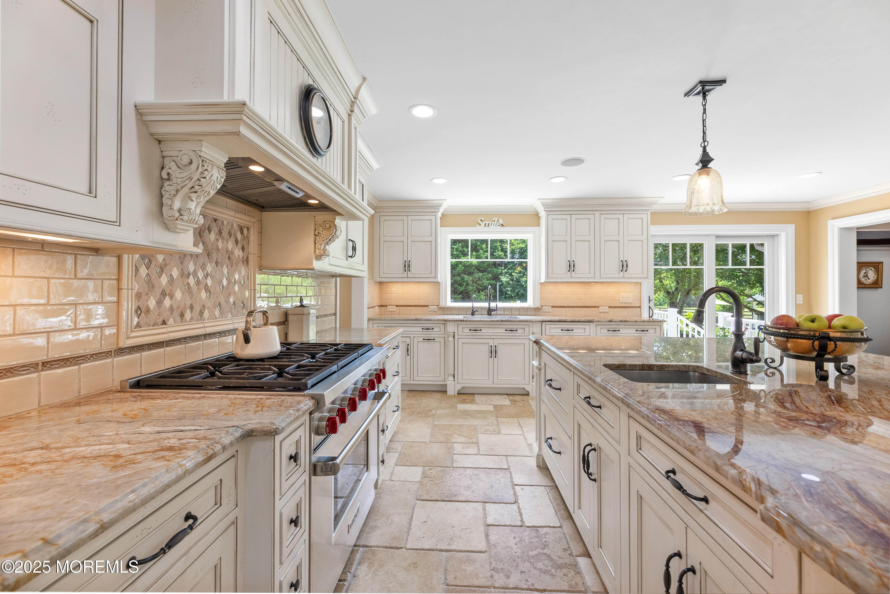 13 Indian Path Millstone Township, NJ 08535 - Photo 18 of 67 a kitchen with stainless steel appliances granite countertop a sink stove and cabinets