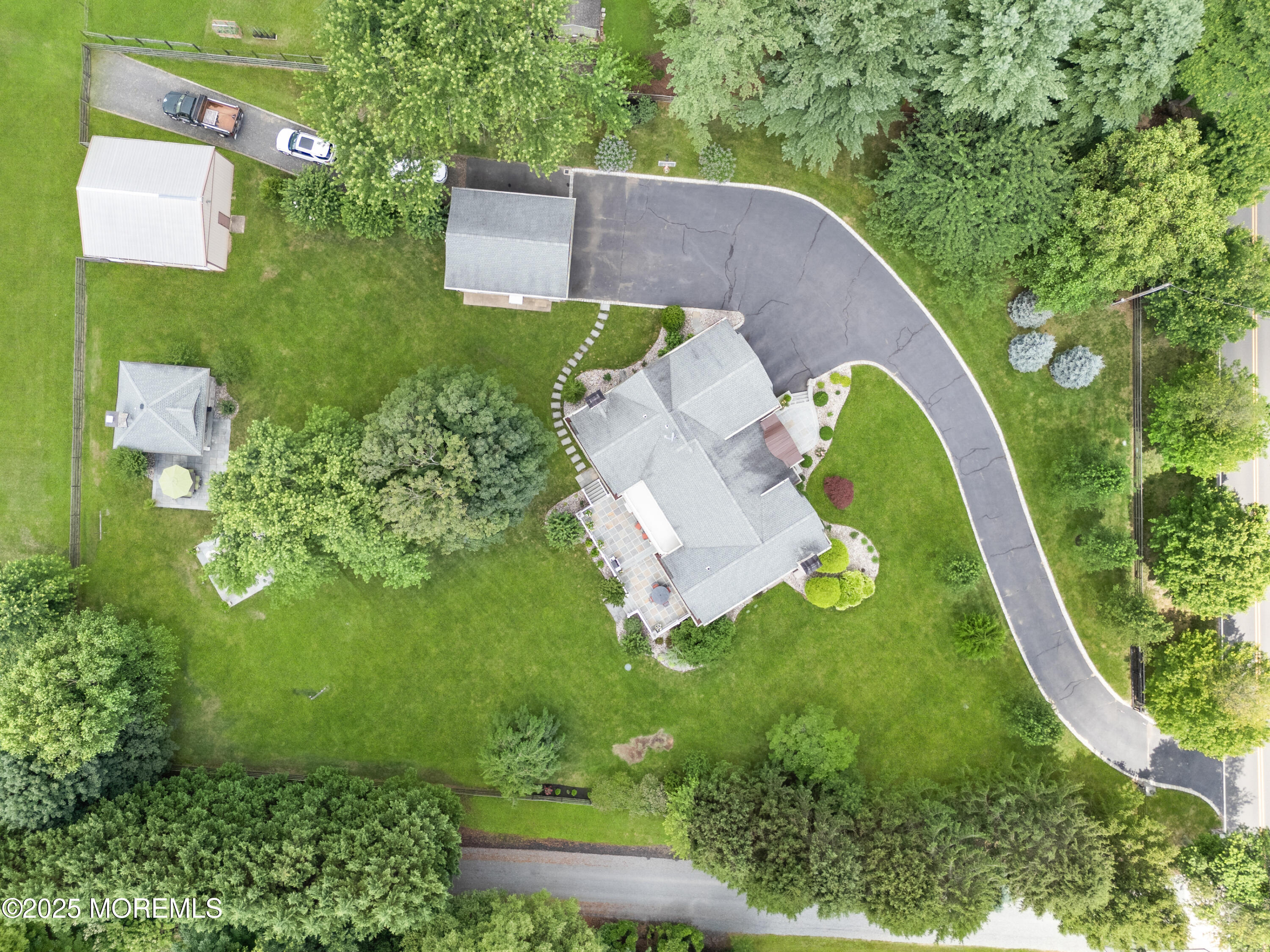 13 Indian Path Millstone Township, NJ 08535 - Photo 66 of 67 an aerial view of a house