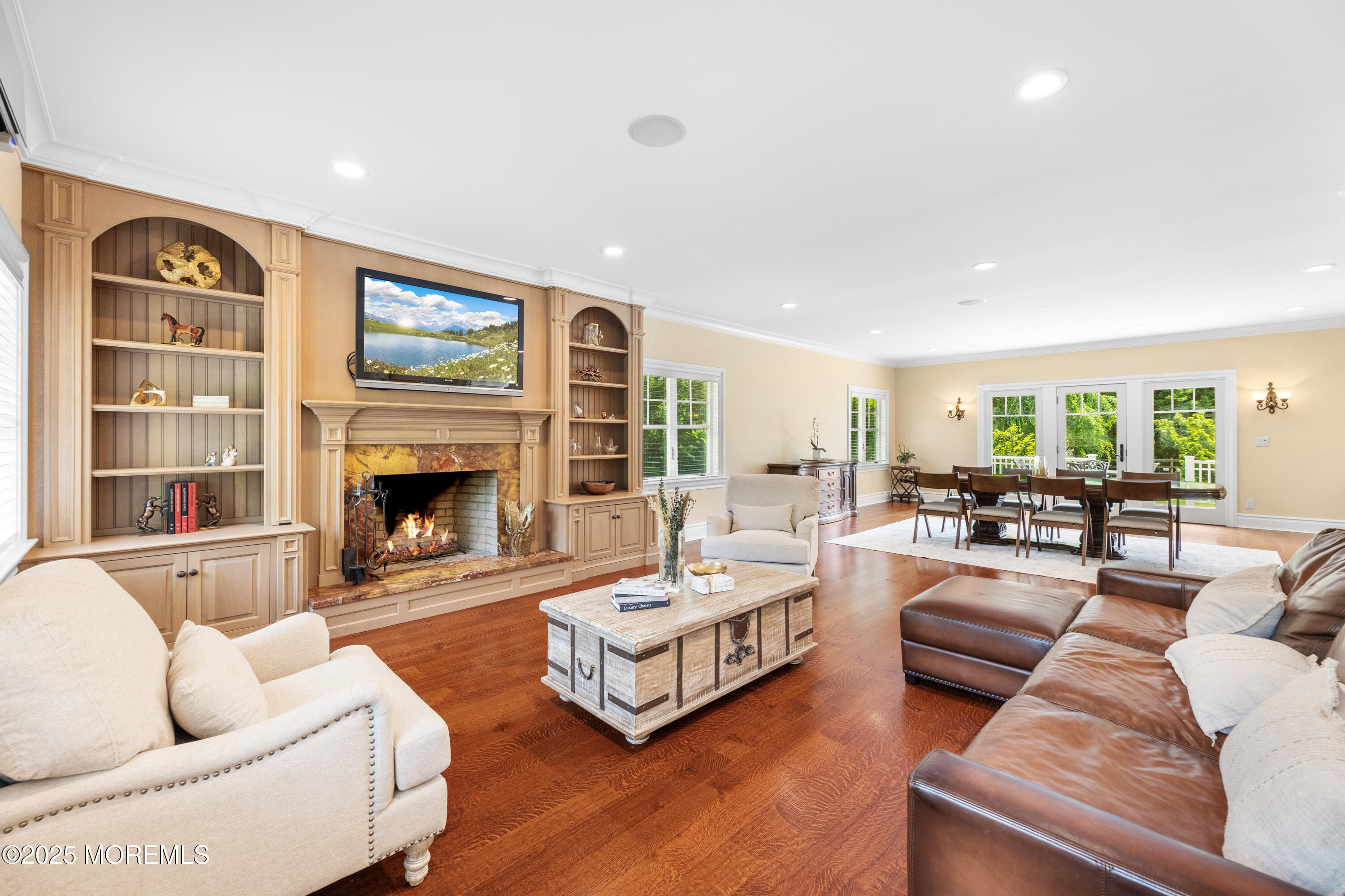 13 Indian Path Millstone Township, NJ 08535 - Photo 10 of 67 a living room with furniture fireplace and window