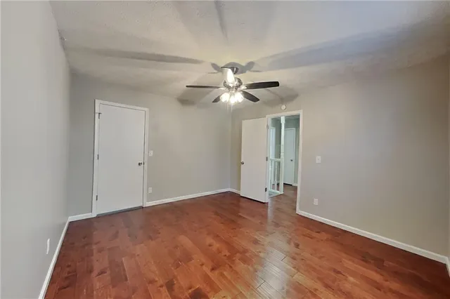wooden floor in an empty room