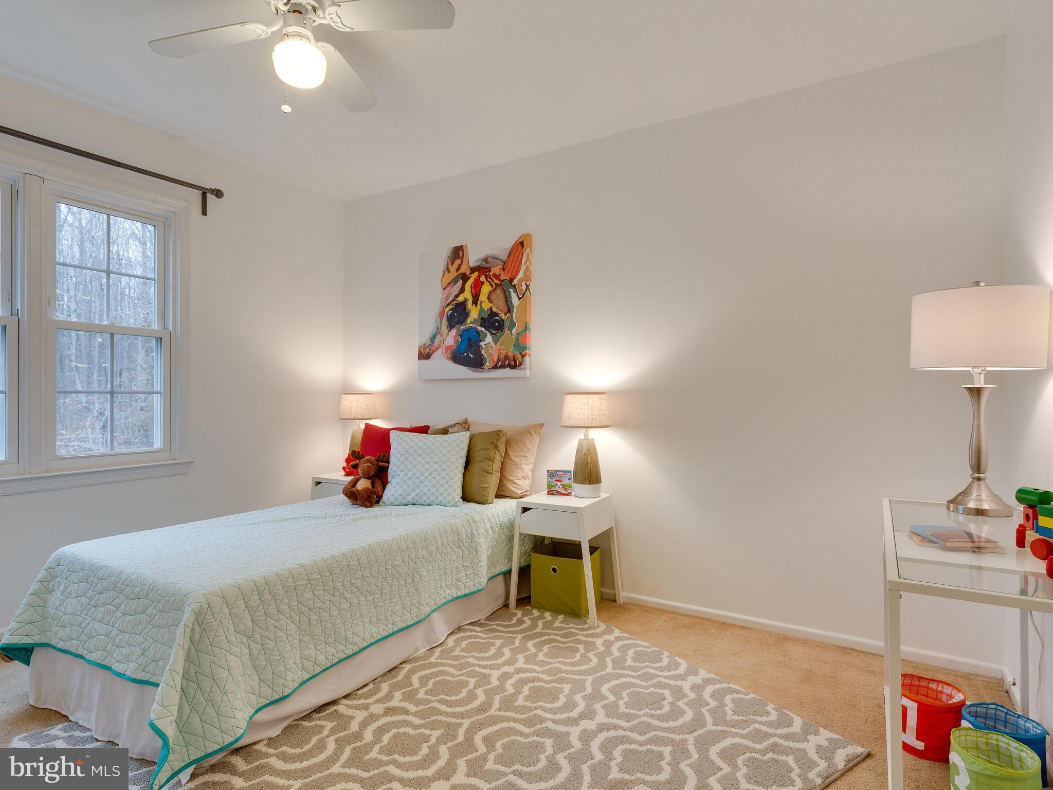 5523 Miles Court Springfield, VA 22151 - Photo 11 of 23 2nd Bedroom w/ View over Woodline