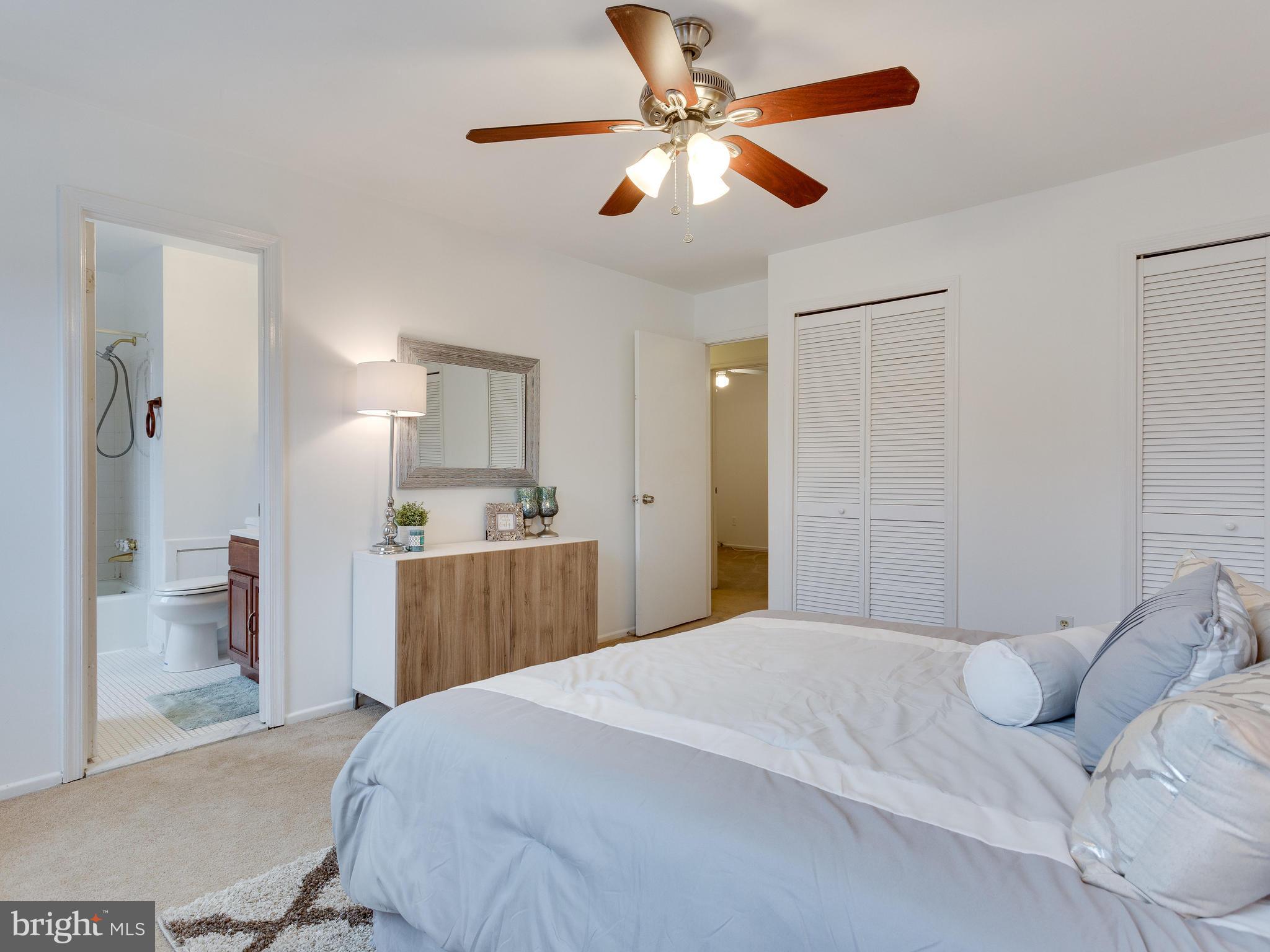 5523 Miles Court Springfield, VA 22151 - Photo 10 of 23 Large Master Bedroom w/ Dual Closets