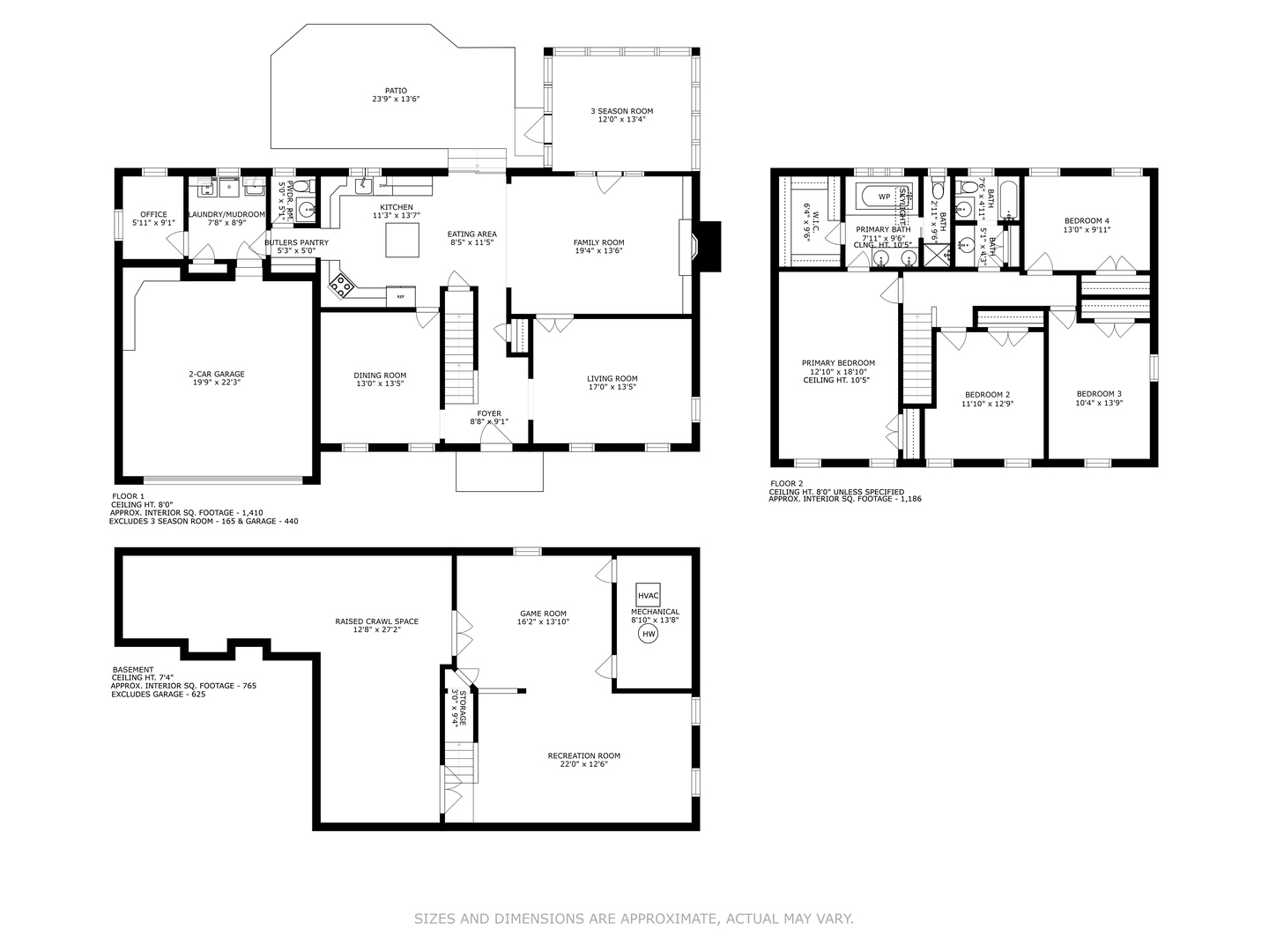 117 Whitney Drive Barrington, IL 60010 - Photo 34 of 37 a picture of a floor plan