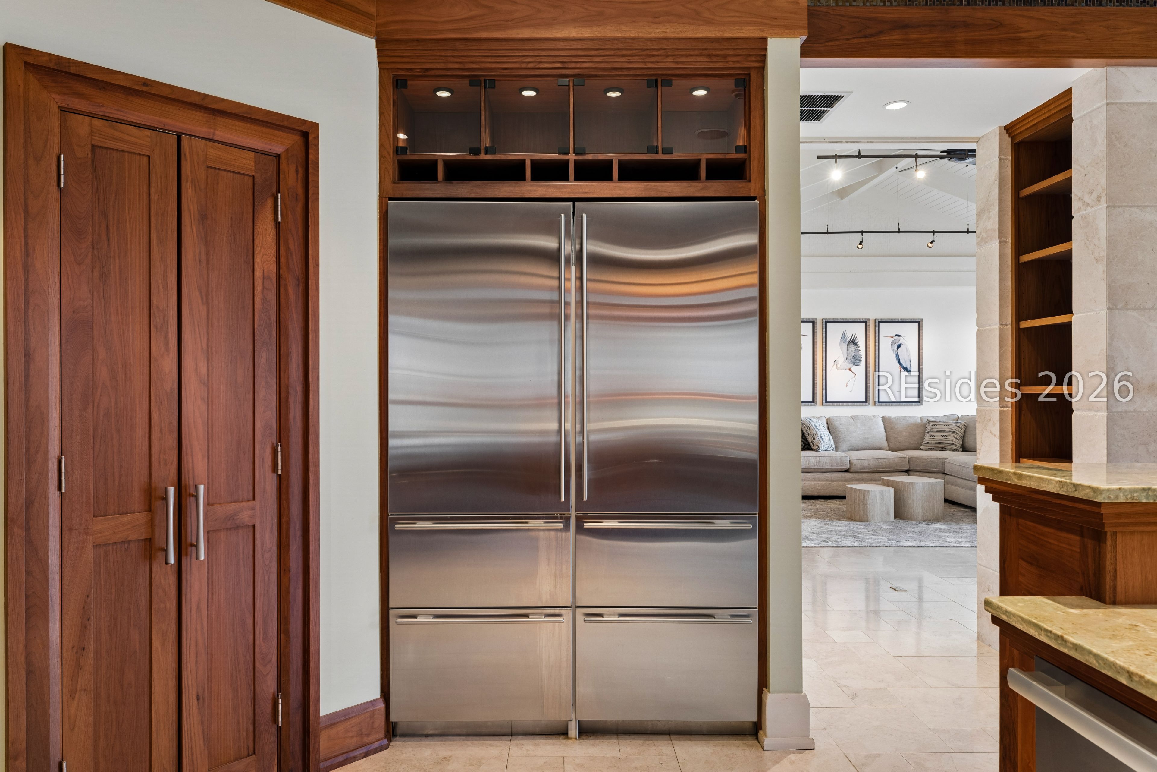 21 Red Cardinal Road Hilton Head Island, SC 29928 - Photo 16 of 54 Sub-zero freezer & refrigerator/doors to pantry