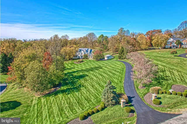 a view of a garden with an ocean view