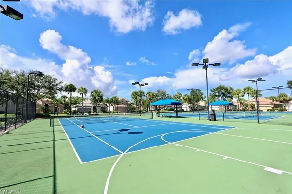 a view of a tennis court