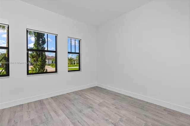 an empty room with window