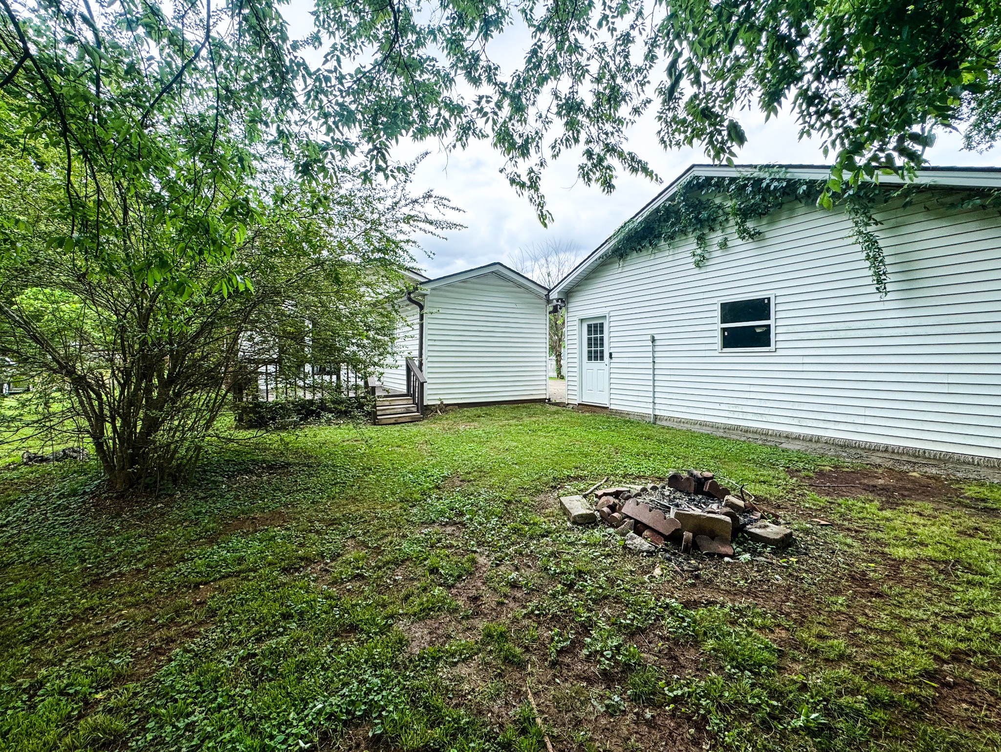 828 East Castle Street Murfreesboro, TN 37130 - Photo 53 of 56 a backyard of a house with plants and large tree