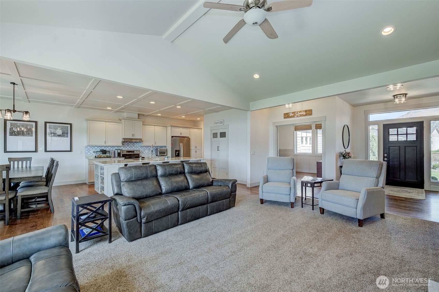 826 Autumn Crest Drive Wenatchee, WA 98801 - Photo 14 of 38 a living room with furniture and a view of kitchen