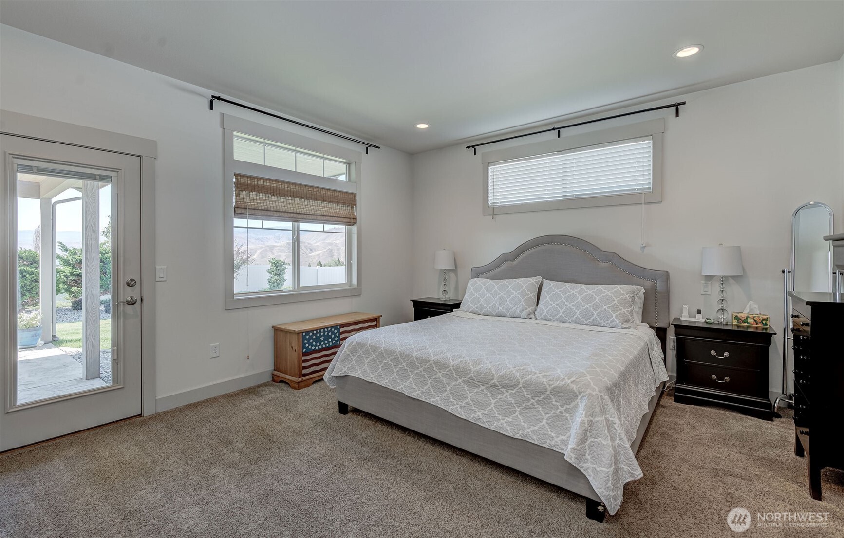 826 Autumn Crest Drive Wenatchee, WA 98801 - Photo 25 of 38 a bedroom with a bed and wooden floor