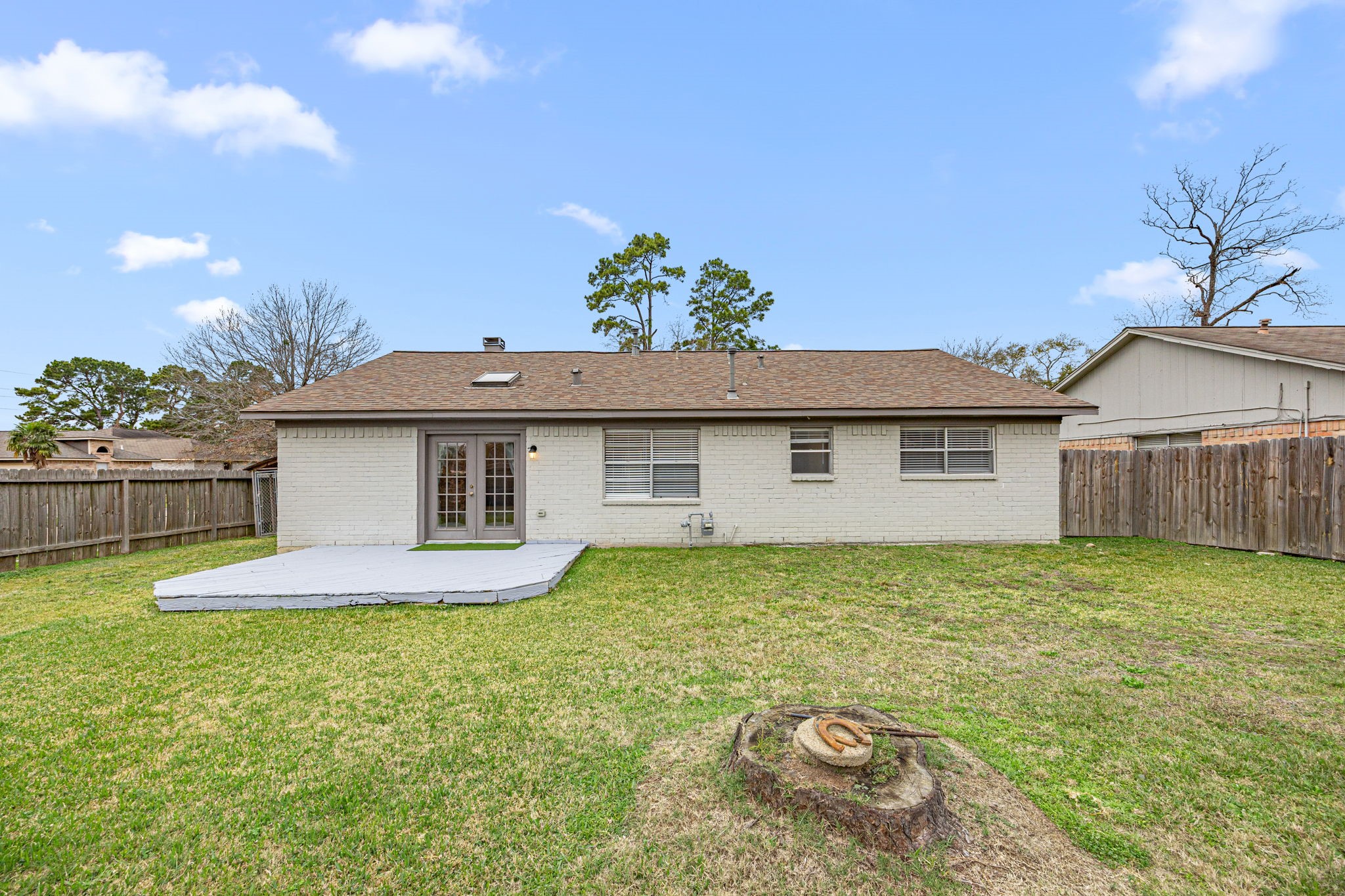 2302 Marble Falls Drive Spring, TX 77373 - Photo 23 of 24 a front view of a house with a yard