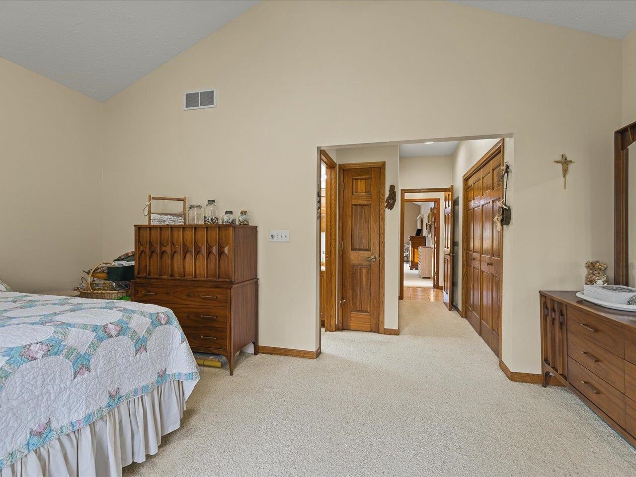 625 Lake Summerset Road Lake Summerset, IL 61019 - Photo 30 of 51 a bedroom with a bed and a view of bathroom