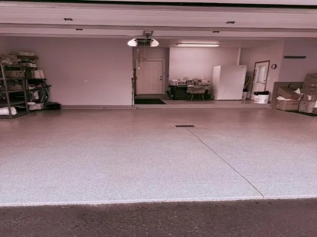 a view of a car garage