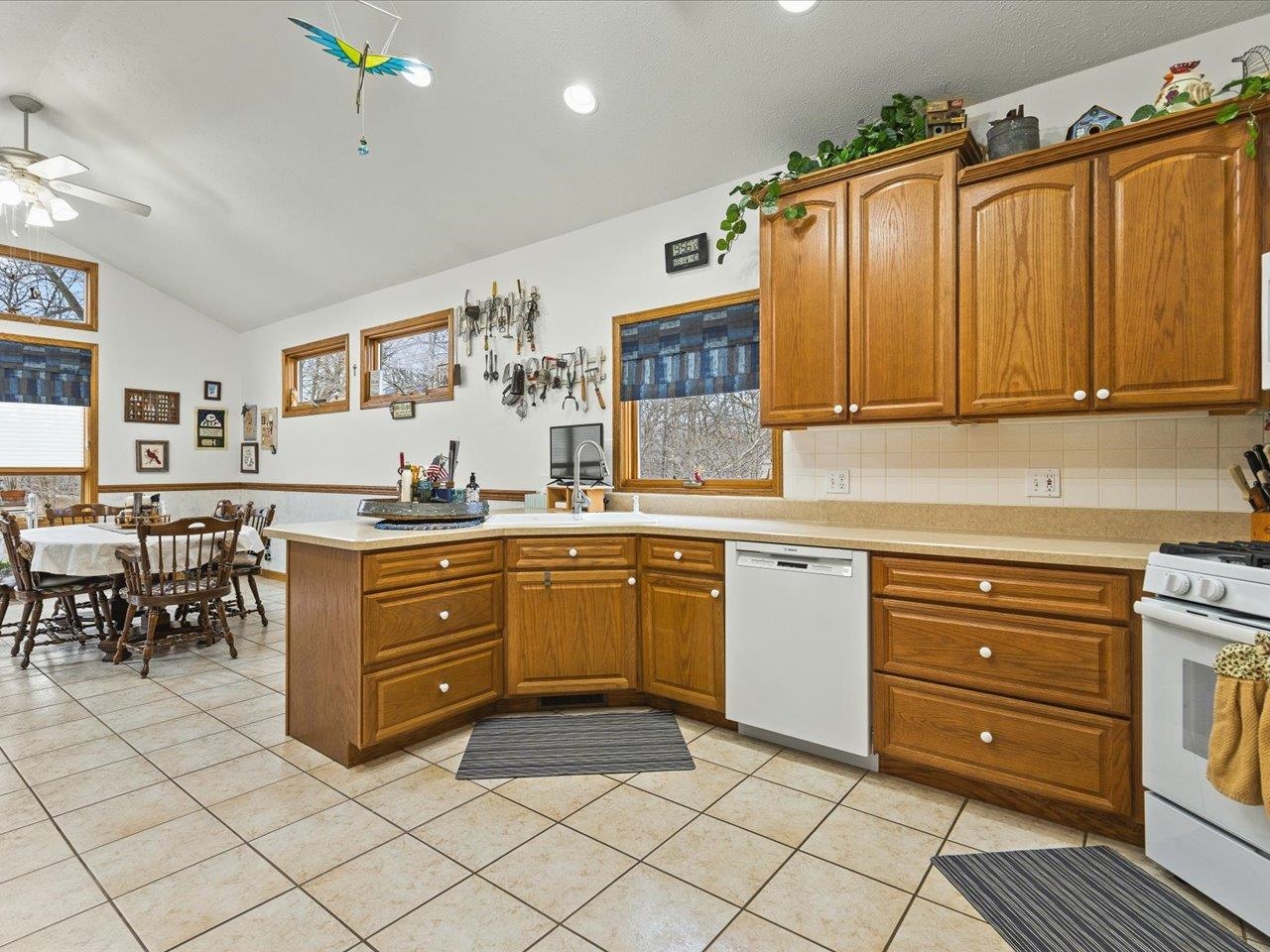 625 Lake Summerset Road Lake Summerset, IL 61019 - Photo 9 of 51 a kitchen with granite countertop a sink and cabinets