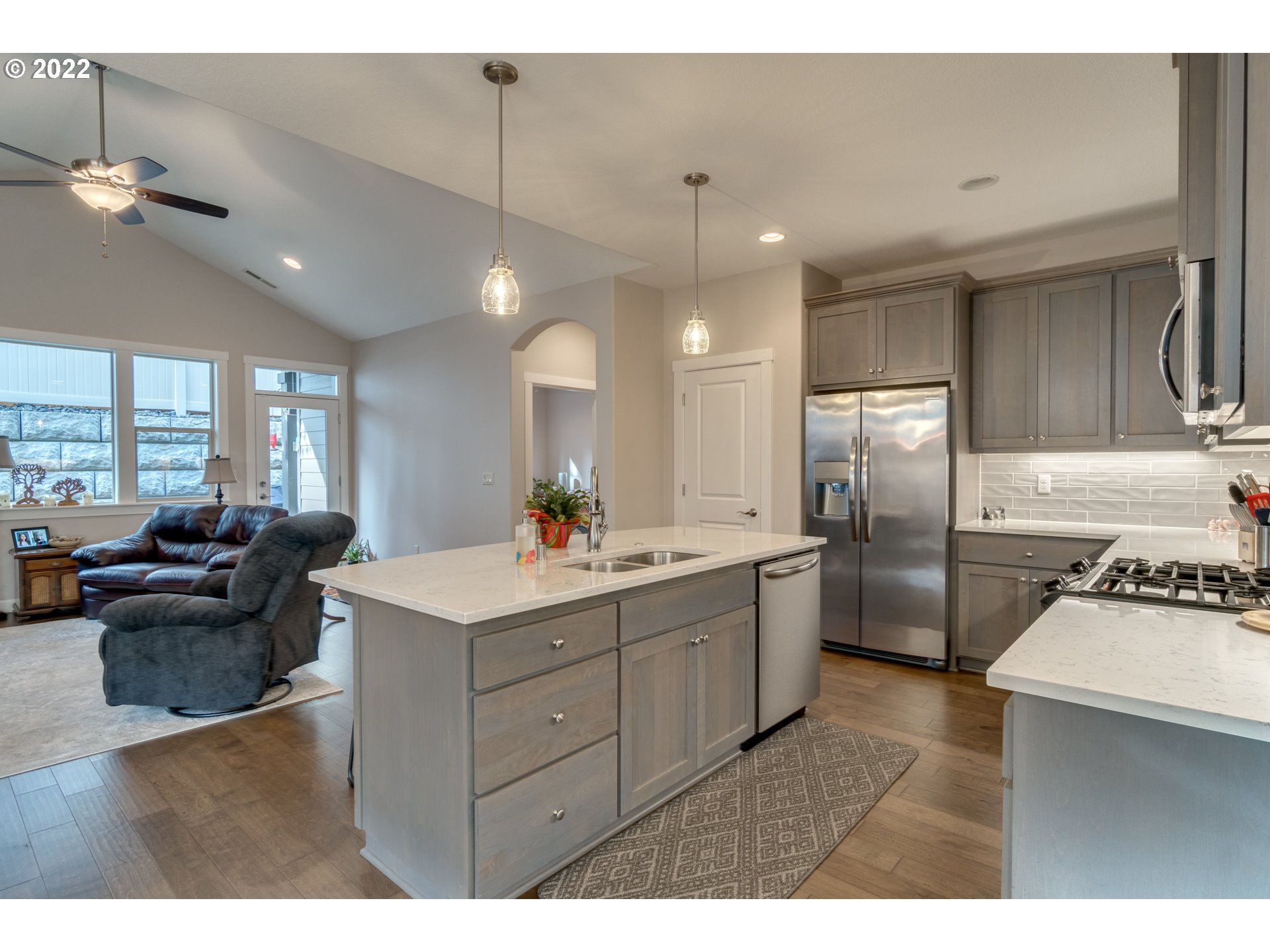 17328 Northeast 16th Avenue Ridgefield, WA 98642 - Photo 12 of 32 a kitchen with counter top space cabinets and stainless steel appliances