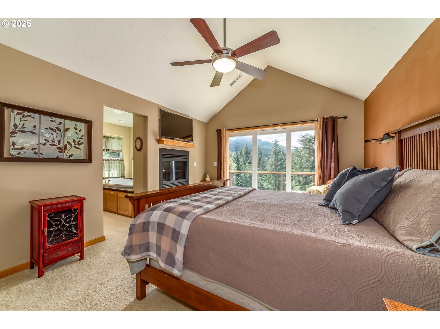 21626 Glaze Road Noti, OR 97461 - Photo 14 of 43 a bedroom with a bed and window