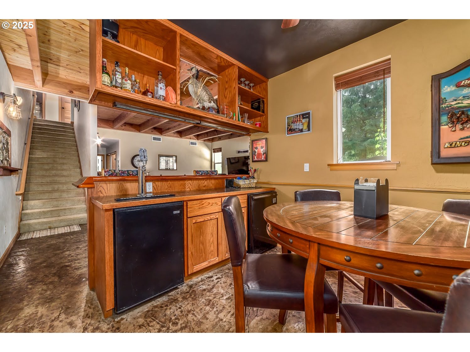 21626 Glaze Road Noti, OR 97461 - Photo 20 of 43 a kitchen with stainless steel appliances granite countertop a stove a sink and a microwave