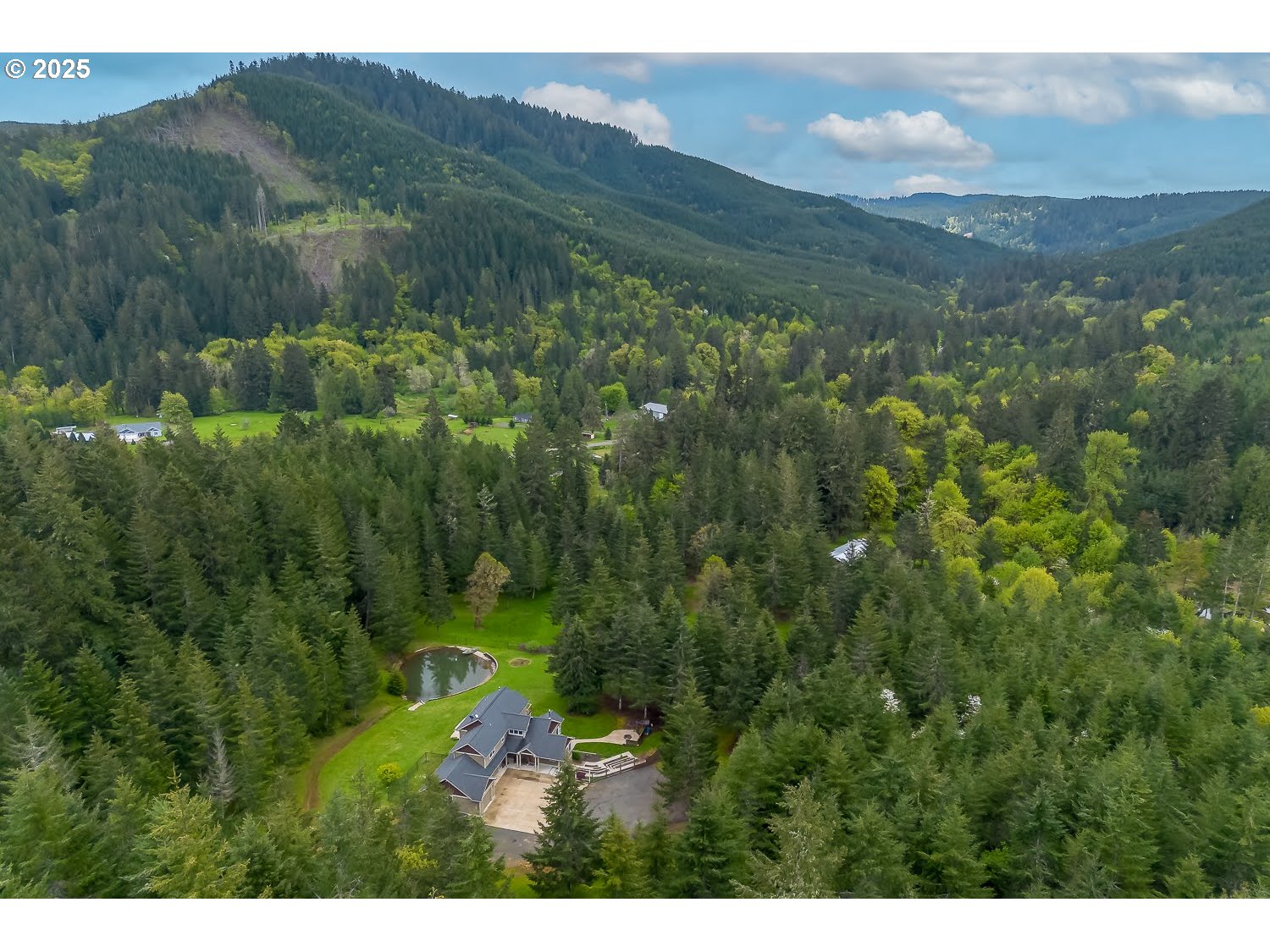 21626 Glaze Road Noti, OR 97461 - Photo 43 of 43 a view of a lush green hillside and trees