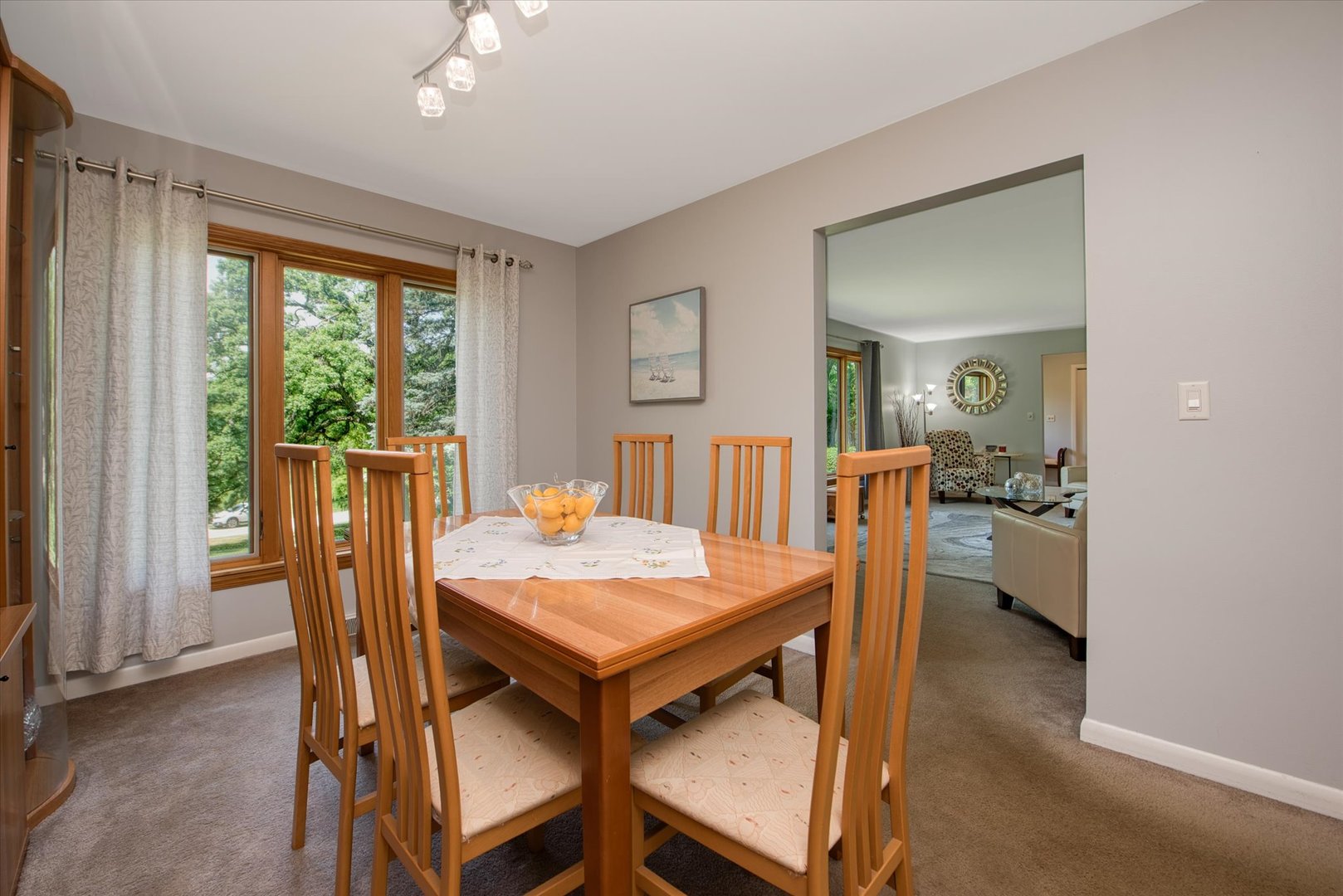 1196 Nottingham Lane Elgin, IL 60120 - Photo 25 of 45 a view of a dining room with furniture window and wooden floor
