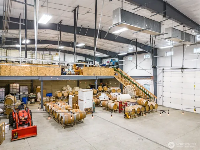 a view of a building with a yard